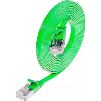 Wirewin Triotronik Cat6 U/FTP Slim Patchkabel, 0,5m, Grün PKW-STP-SLIM-KAT6 0.5 GN