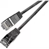 Wirewin Triotronik PKW-LIGHT-STP-K6 0,15 SW Cat6 geschirmtes Patchkabel, RJ45 Stecker auf RJ45 Stecker, 0,15m, Schwarz