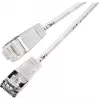 Wirewin Triotronik PKW-LIGHT-STP-K6 15.0 WS Cat6 S/FTP Patchkabel, RJ45 Stecker zu Stecker, Weiß, 15 m