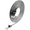 Wirewin Triotronik PKW-LIGHT-STP-K6 3.0 SW Cat6 geschirmtes Patchkabel, 3m, Schwarz