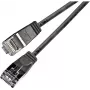 Wirewin Triotronik PKW-LIGHT-STP-K6 3.0 SW Cat6 geschirmtes Patchkabel, 3m, Schwarz