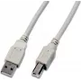 Wirewin USB 2.0 A auf B Kabel 1m Grau USB A-B MM 1.0 GR