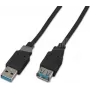 Wirewin USB 3.0 A-A Verlängerungskabel Stecker auf Buchse 1,8 m Schwarz USB 3.0 A-A MF 1.8 SW