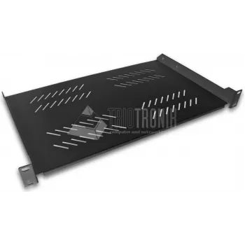 Wirewin 19 Zoll Rack-Einlegeboden, Schwarz, 280 mm Tiefe (SHELF 280 BL)
