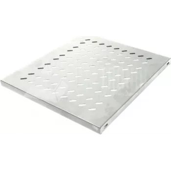 Wirewin SHELF 600 1U verstellbarer Rack-Einlegeboden, 19-Zoll, 25 kg Traglast, Schwarz