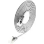 Wirewin Slim Round U/FTP Cat 6a Patchkabel, Grau, 1,0m, 10 Gbps, PoE, Flexibles Dünnes Design für Enge Räume (PKW-LIGHT-STP-K6A 1.0)