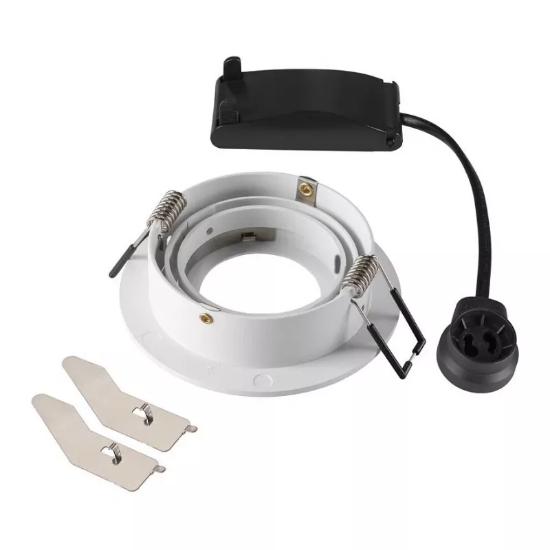SLV NEW TRIA 75 Einbauleuchte rund GU10 max. 10W Weiß 75mm