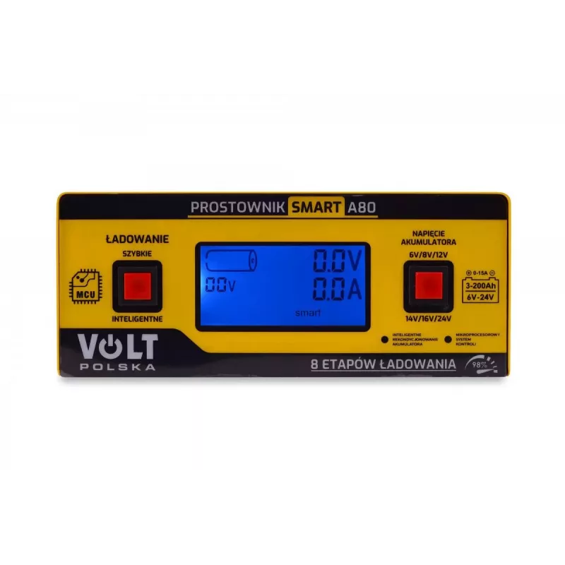 Smart Volt Rectifier Poland 6V/12V/24V 15A A80 Intelligentes Batterieladegerät