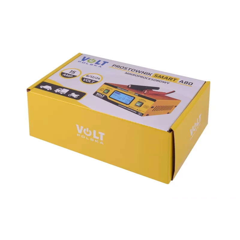 Smart Volt Rectifier Poland 6V/12V/24V 15A A80 Intelligentes Batterieladegerät