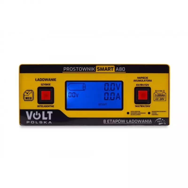 Smart Volt Rectifier Poland 6V/12V/24V 15A A80 Intelligentes Batterieladegerät