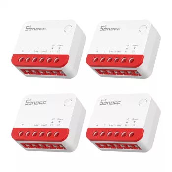 Smart ZigBee Roller Shutter Switch Sonoff MINI-ZBRBS (4er-Pack)