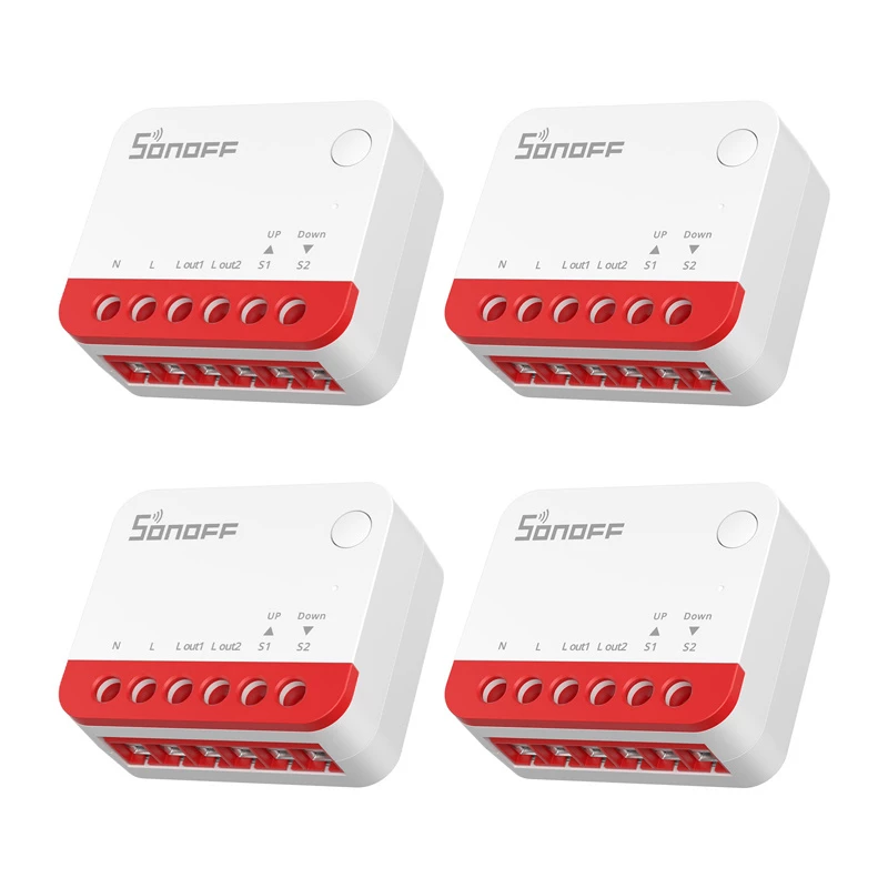 Smart ZigBee Roller Shutter Switch Sonoff MINI-ZBRBS (4er-Pack)