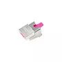 SMARTKEEPER BasicLAN Kabelschloss 2 Pink 5er-Pack mit Schlüssel