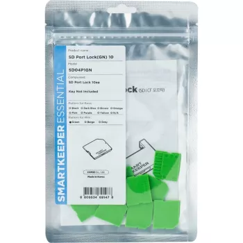 SmartKeeper Mini/Micro SD Port Blocker, Grün, 10er-Pack (SLSART-0323)