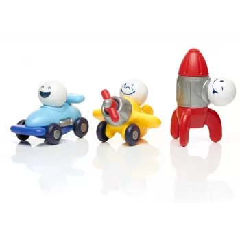 SmartMax My First Explorers 15-teiliges Magnetbau-Set für Kleinkinder ab 1 Jahr