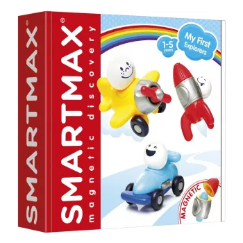 SmartMax My First Explorers 15-teiliges Magnetbau-Set für Kleinkinder ab 1 Jahr