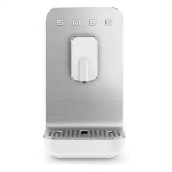 SMEG BCC11WHMEU Vollautomatische Kaffeemaschine mit Dampfdüse, 19 Bar, 1,4 l, Weiß