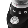 Smeg CGF03BLEU 50's Style Conical Burr Coffee Grinder - Schwarz, 150W, 350g Fassungsvermögen