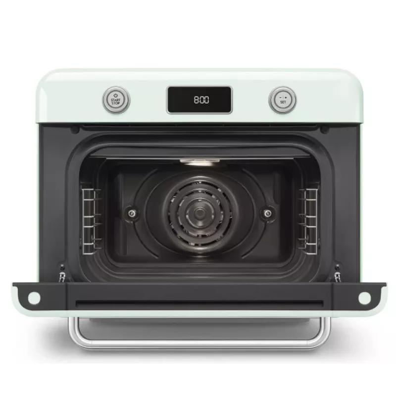 Smeg COF01PGEU Mini-Backofen Vintage, Pastellgrün