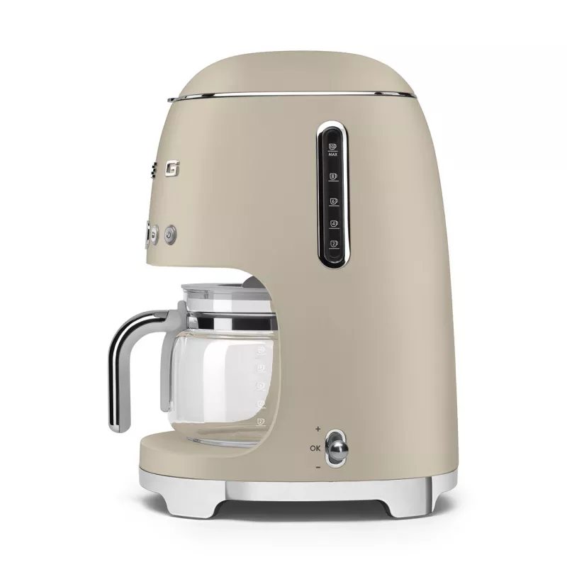 Smeg DCF02MLMEU Filterkaffeemaschine, Beige, Ines de la Fressange Paris Edition