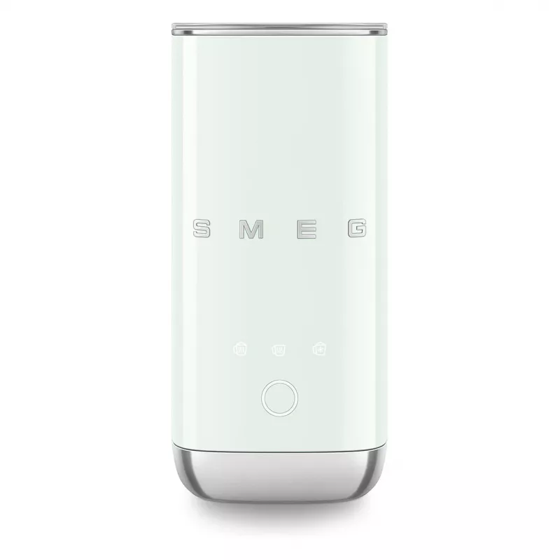 Smeg MFF02PGEU Automatischer Milchaufschäumer & -wärmer, Pastellgrün, 500 W