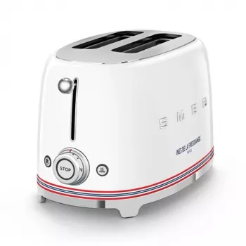 Smeg Toaster TSF01IDFEU, 2 Scheiben, Weiß, Ines de la Fressange