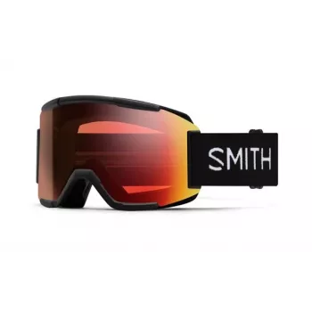 Smith Squad Skibrille – Chromapop Sun Red Mirror, Schwarz/Rot
