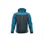 SOFTSHELL COMFORT L Softshell-Jacke - Schwarz/Grau, Größe L, wasserabweisend 8000mm, atmungsaktiv, winddicht, 3 Taschen