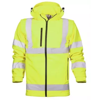 Softshelljacke REF501 Hi-Viz Gelb XL