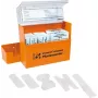 Söhngen Aluderm Pflasterspender, wandmontierbar, 60 elastische Pflasterstreifen, orange 1009910