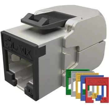 SOLARIX Cat.5E STP Tool-Free Keystone Jack, RJ45, Weiß