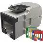 SOLARIX Cat.5E STP Tool-Free Keystone Jack, RJ45, Weiß
