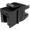SOLARIX Cat.6 UTP RJ45 Tool-Free Keystone Jack, Schwarz