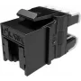 SOLARIX Cat.6 UTP RJ45 Tool-Free Keystone Jack, Schwarz