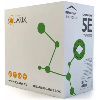 Solarix CAT5e UTP PVC Installationskabel 305 m Box SXKD-5E-UTP-PVC