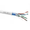 SOLARIX SXKD-6A-FFTP-LSOH Cat.6A F/FTP Installationskabel, LSOH, Dca-s2,d2,a1, 500m Holzspule, Grau