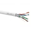 SOLARIX SXKD-6A-FFTP-LSOH Cat.6A F/FTP Installationskabel, LSOH, Dca-s2,d2,a1, 500m Holzspule, Grau