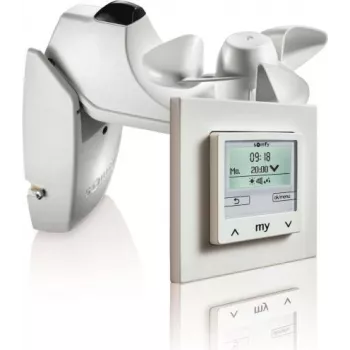 Somfy Soliris Smoove Uno Pure White Kit mit Wind-/Sonnensensor und Rahmen 1818318