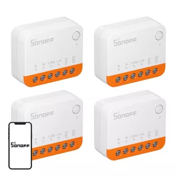 SONOFF MINIR4 (Extreme) Smart Switch, 4er-Pack