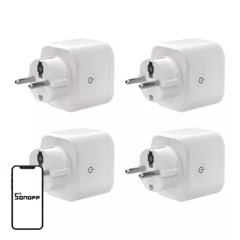 SONOFF S61s Matter Außensteckdose über Wi-Fi, 4er-Pack