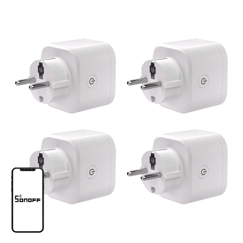 SONOFF S61s Matter Außensteckdose über Wi-Fi, 4er-Pack