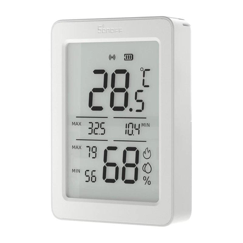 SONOFF ZigBee SNZB-02DR2 Temperatur- und Luftfeuchtigkeitssensor, 2er-Pack