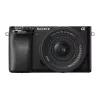 Sony Alpha 6100A ILCE6100AKB.CEC Systemkamera mit E PZ 16–50mm OSS II Objektiv, Schwarz