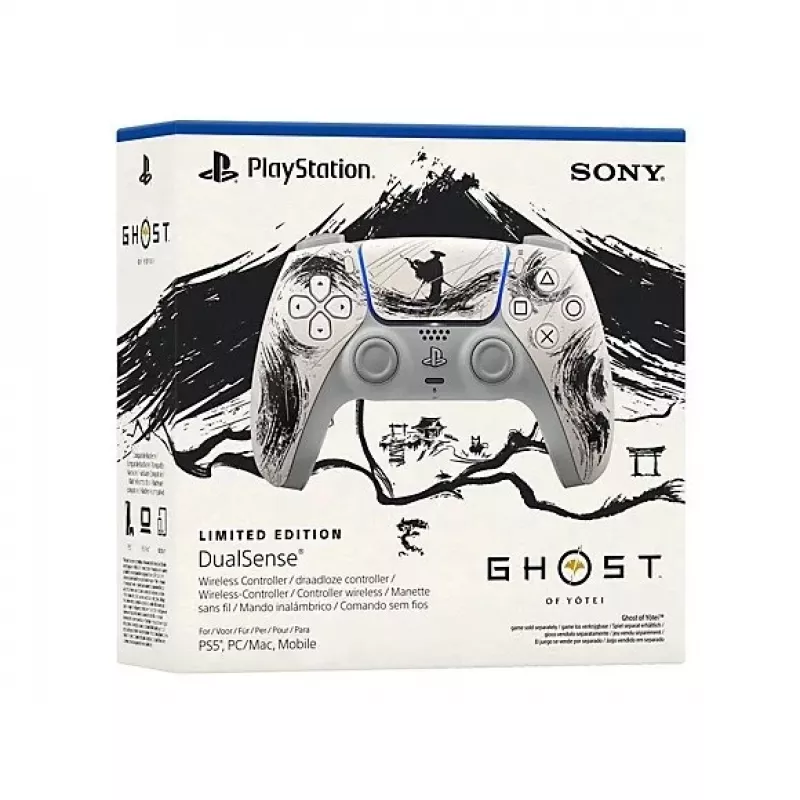 Sony DualSense Wireless Controller Ghost of Yotei Black Edition für PS5, PC, Mac, iOS, Android