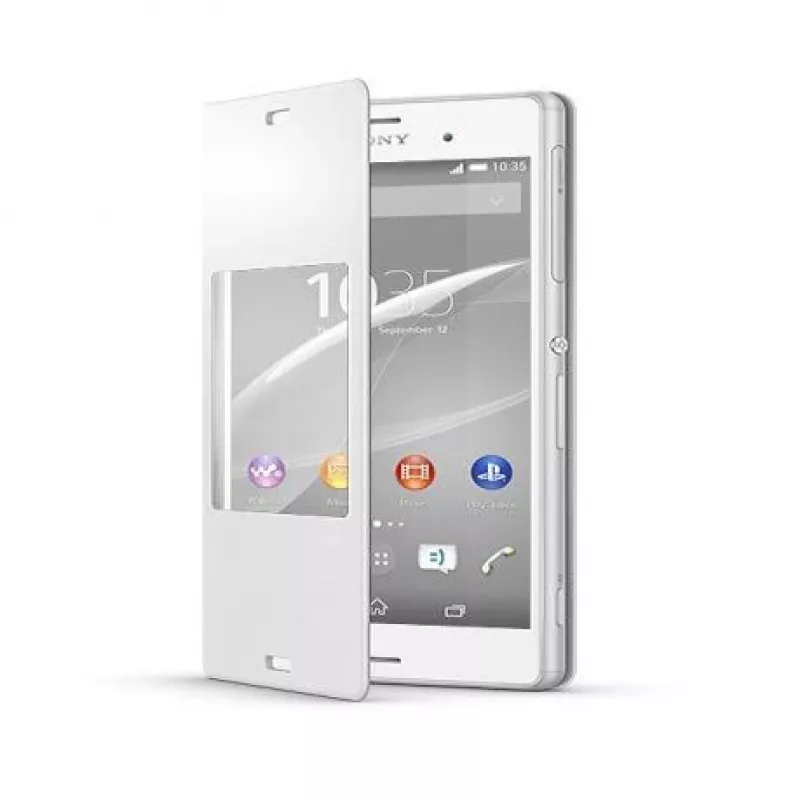 Sony Flip Cover für Xperia Z3 D6603 SCR24 Weiß