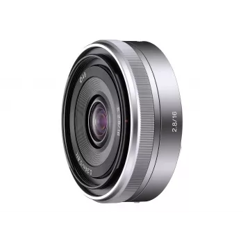 Sony SEL16F28S.SYX E-Mount 16mm f/2.8 Weitwinkel-Festbrennweite (APS-C, Schwarz)