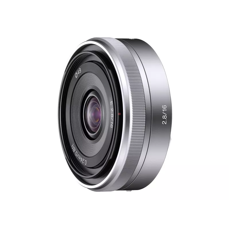 Sony SEL16F28S.SYX E-Mount 16mm f/2.8 Weitwinkel-Festbrennweite (APS-C, Schwarz)