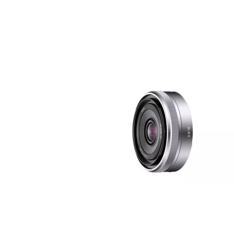 Sony SEL16F28S.SYX E-Mount 16mm f/2.8 Weitwinkel-Festbrennweite (APS-C, Schwarz)