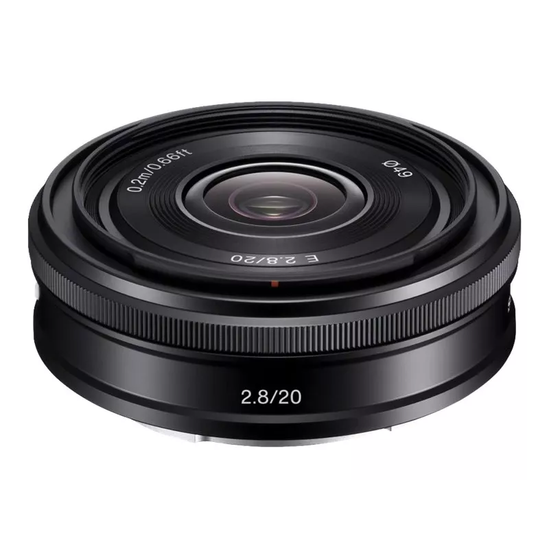 Sony SEL20F28B.SYX E-Mount 20mm f/2.8 Festbrennweite (Schwarz)