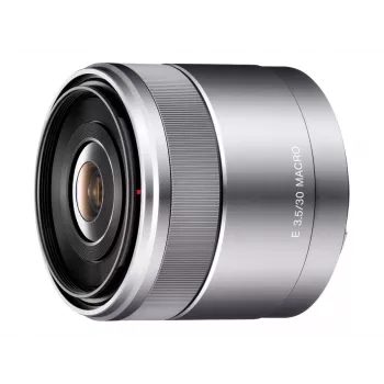 Sony SEL30M35S.SYX E-Mount 30mm f/3.5 Makro-Objektiv (Silber)